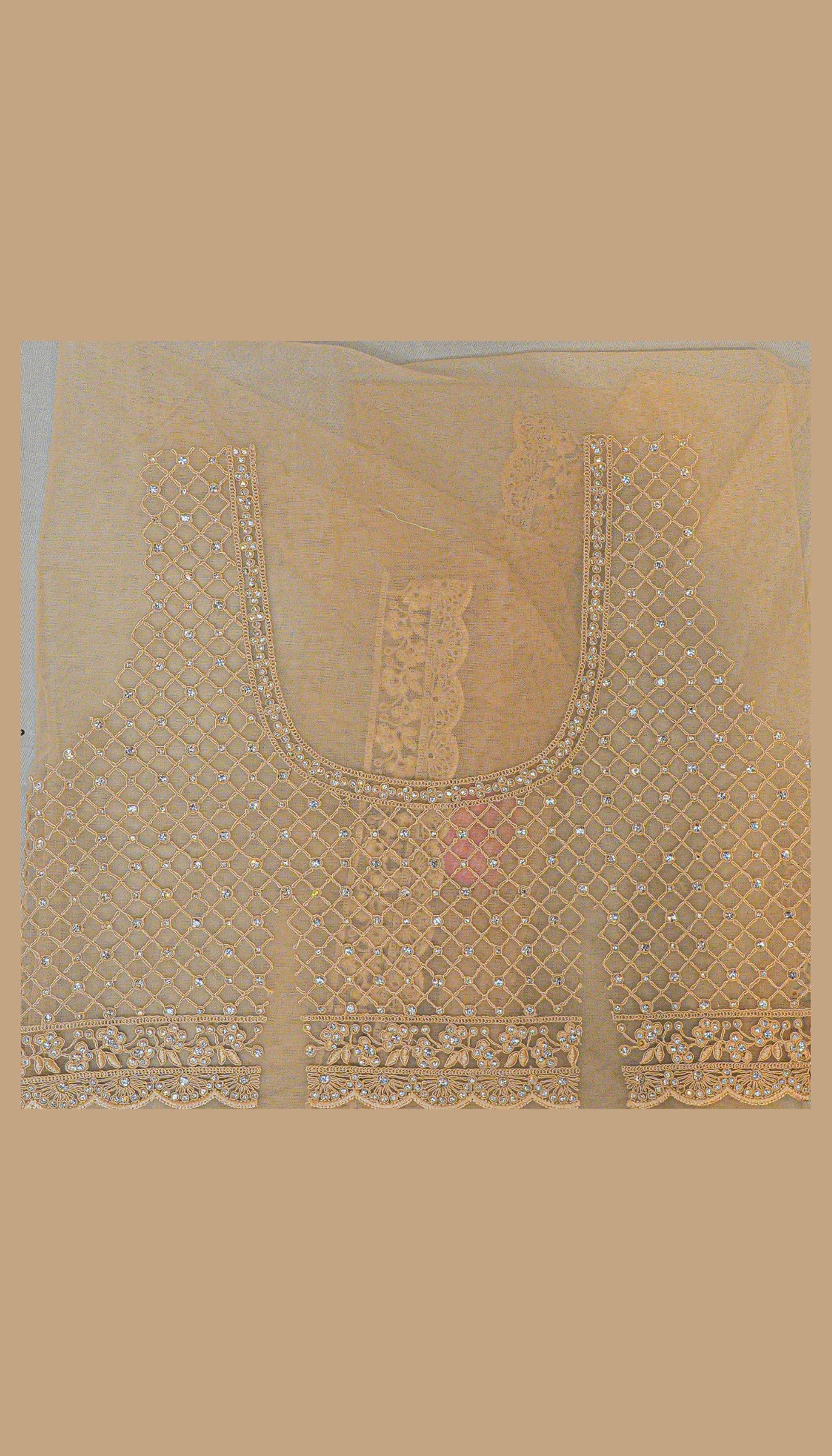 GOLDEN NET SAREE