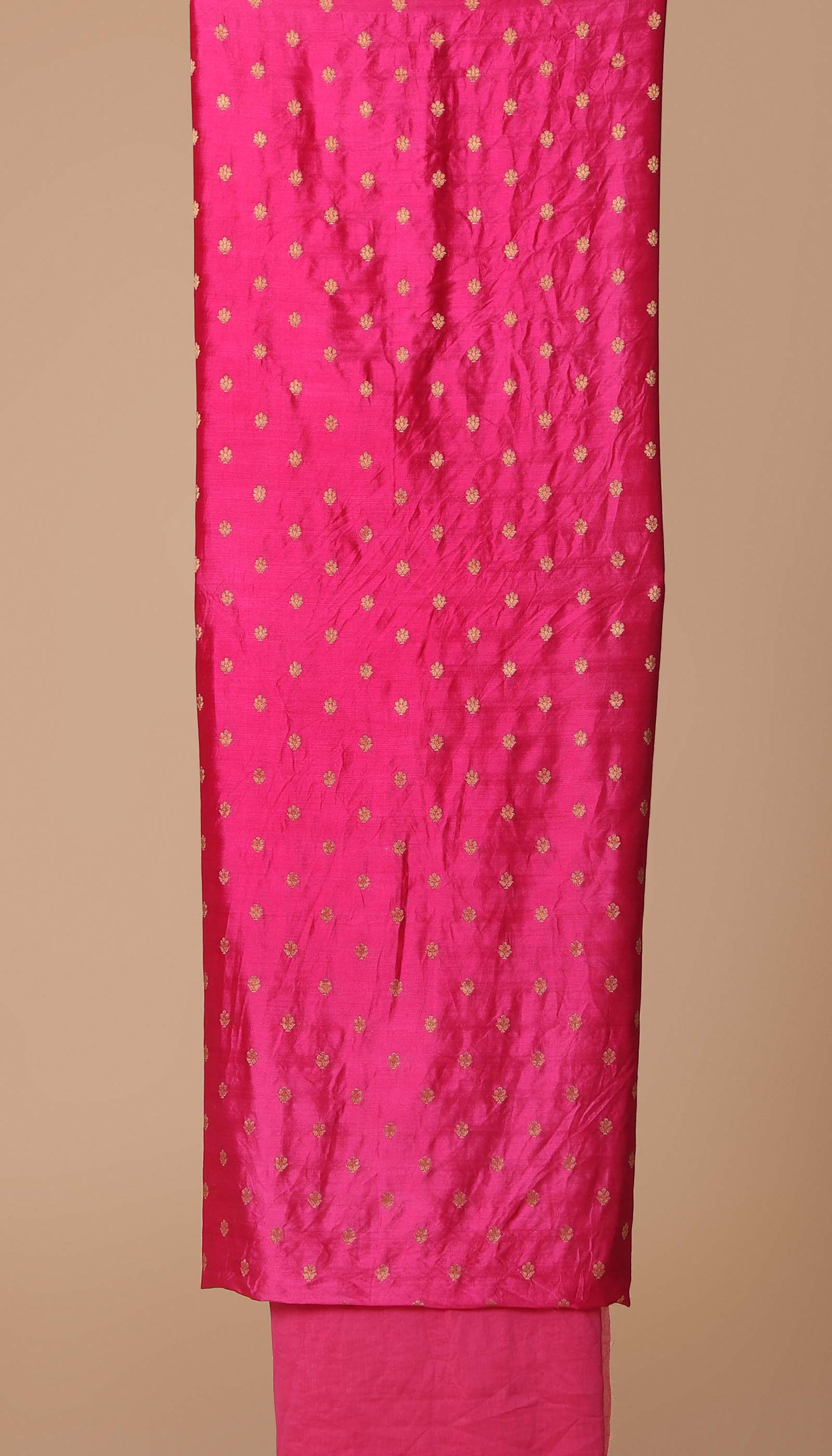 Magenta Silk Suit Piece