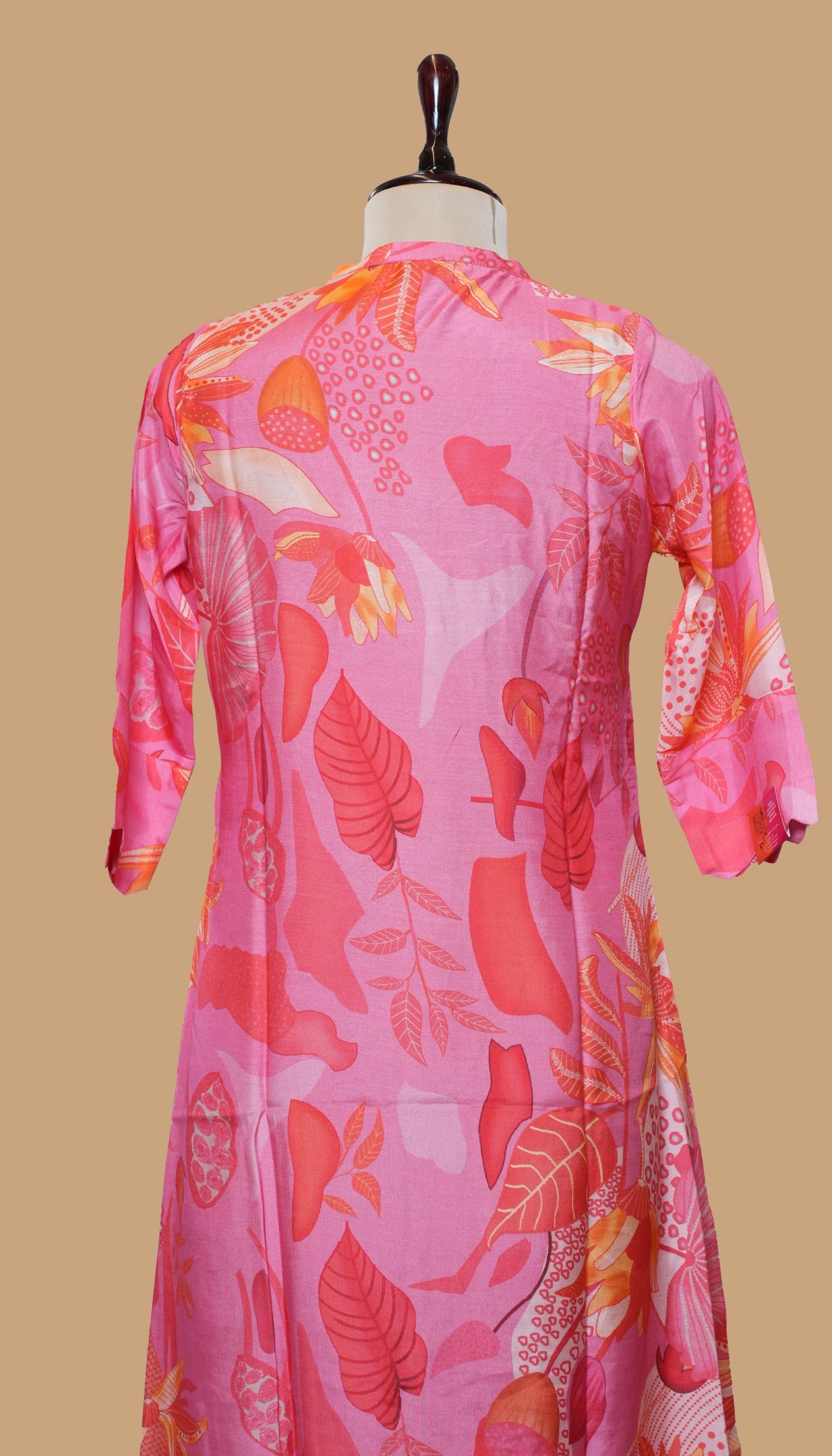 CHANDERI COTTON PRINTED KURTA SET