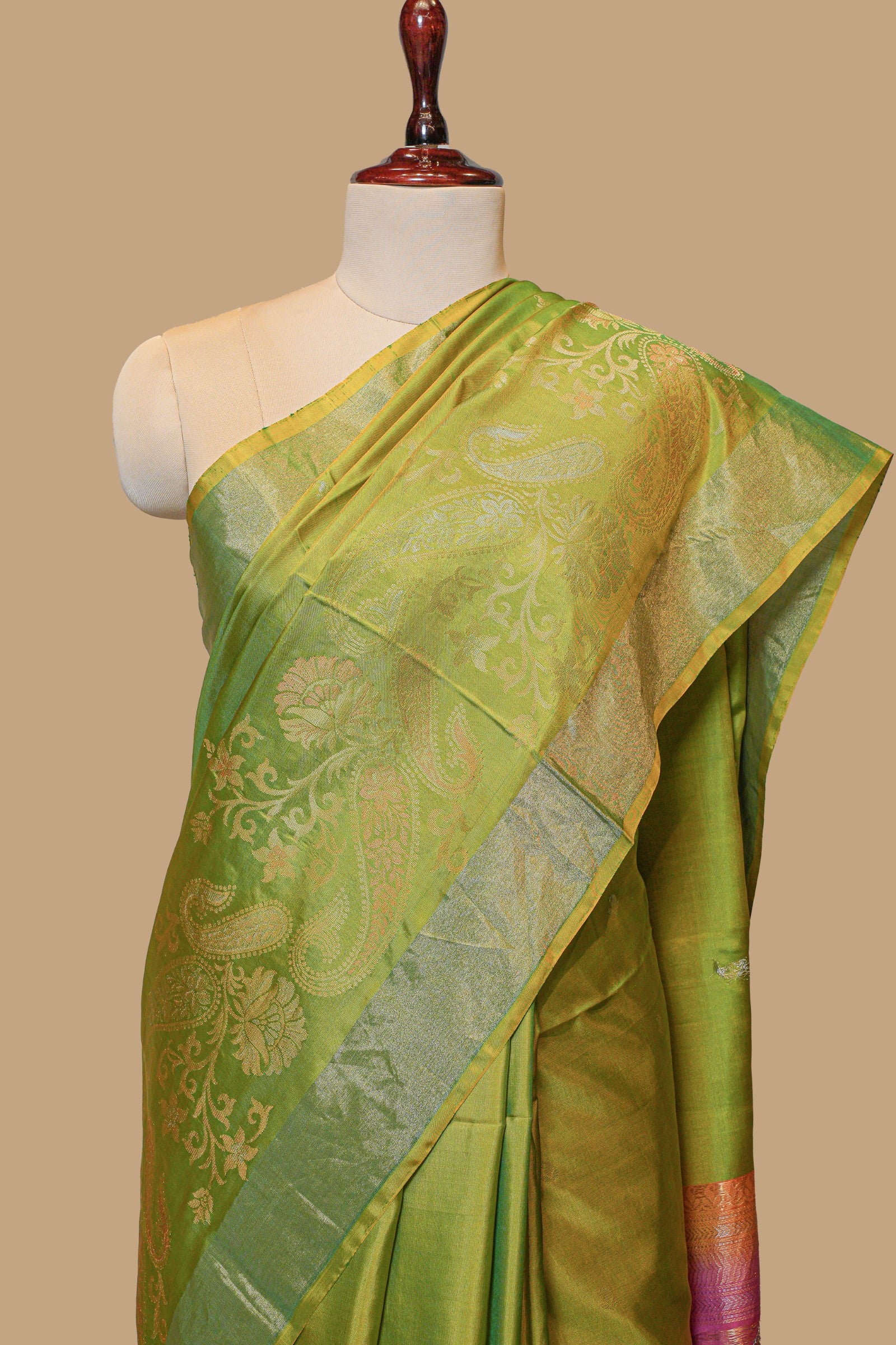 GREEN SILK SAREE