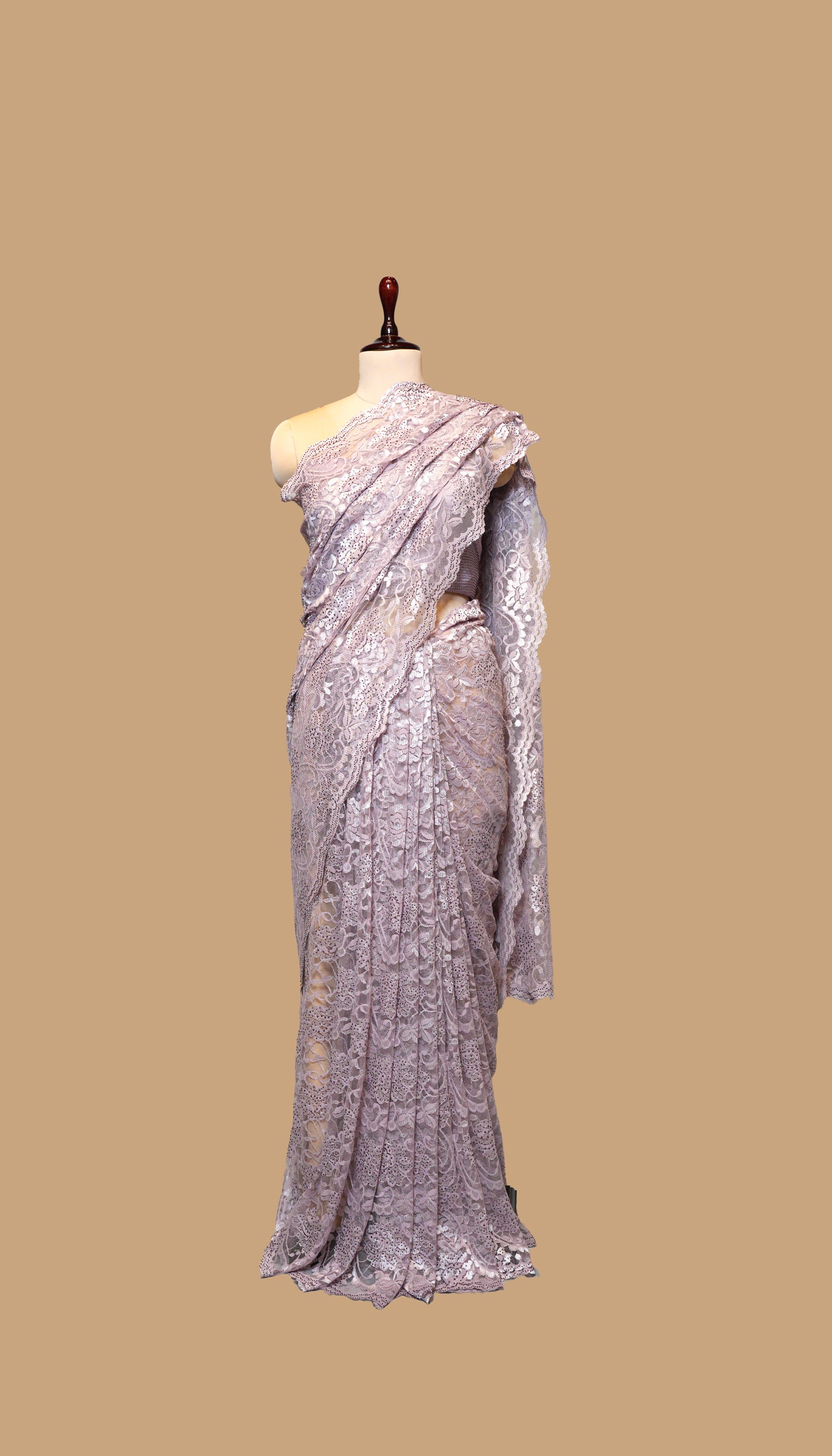 LILAC NET SAREE