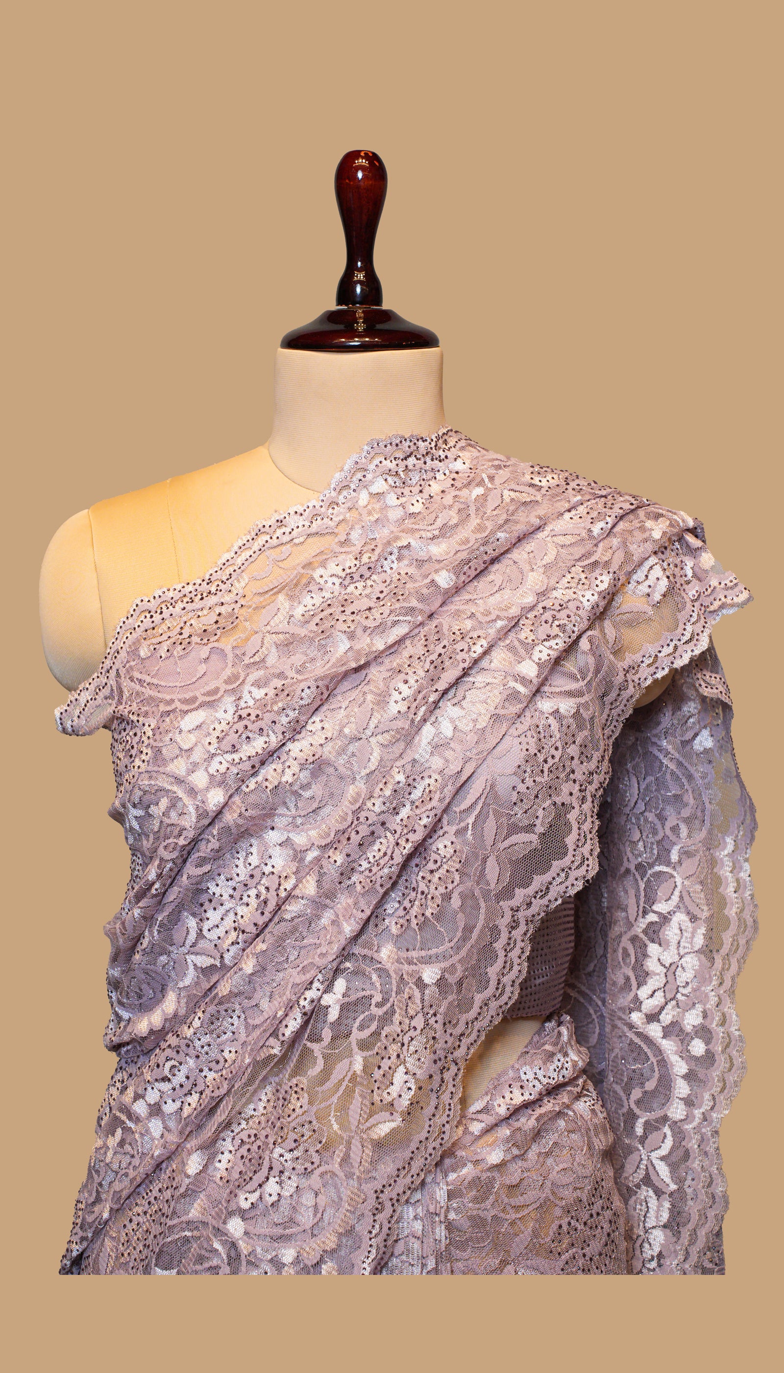 LILAC NET SAREE