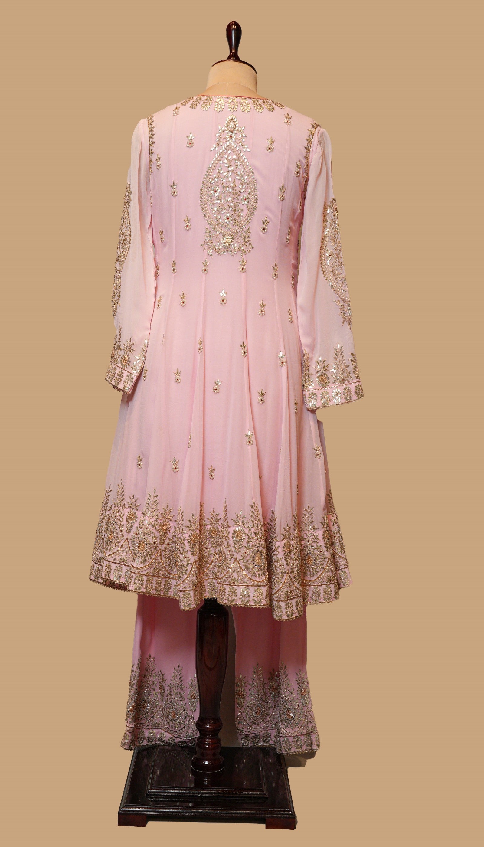 PINK GEORGETTE ANARKALI SET