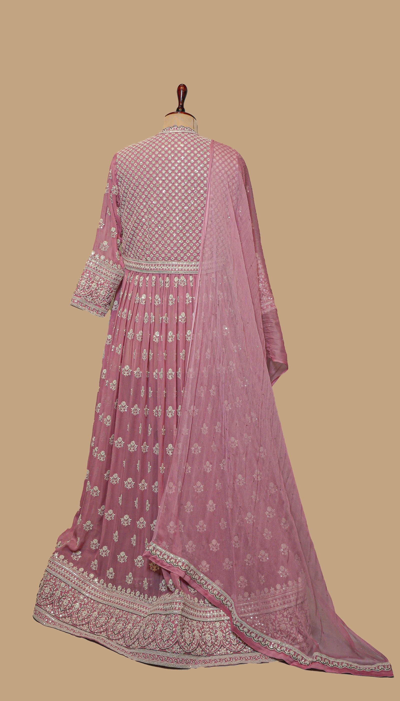 PINK GEORGETTE GOWN