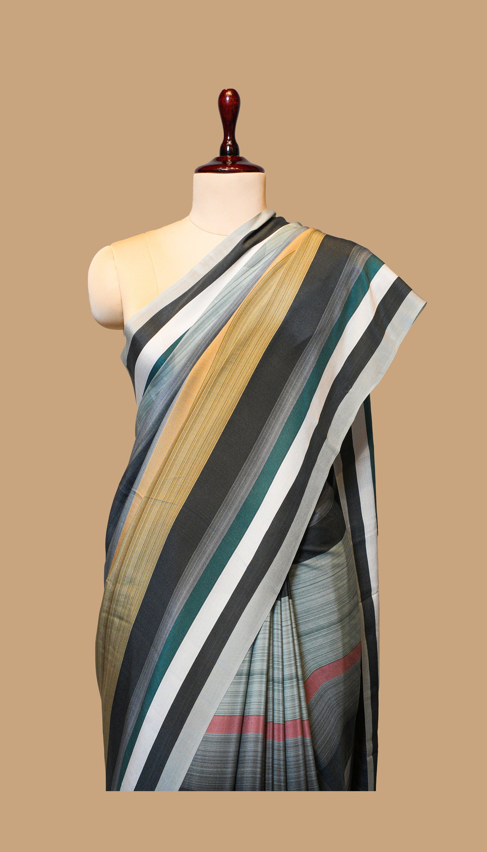 PRINTED CREPE SAREE