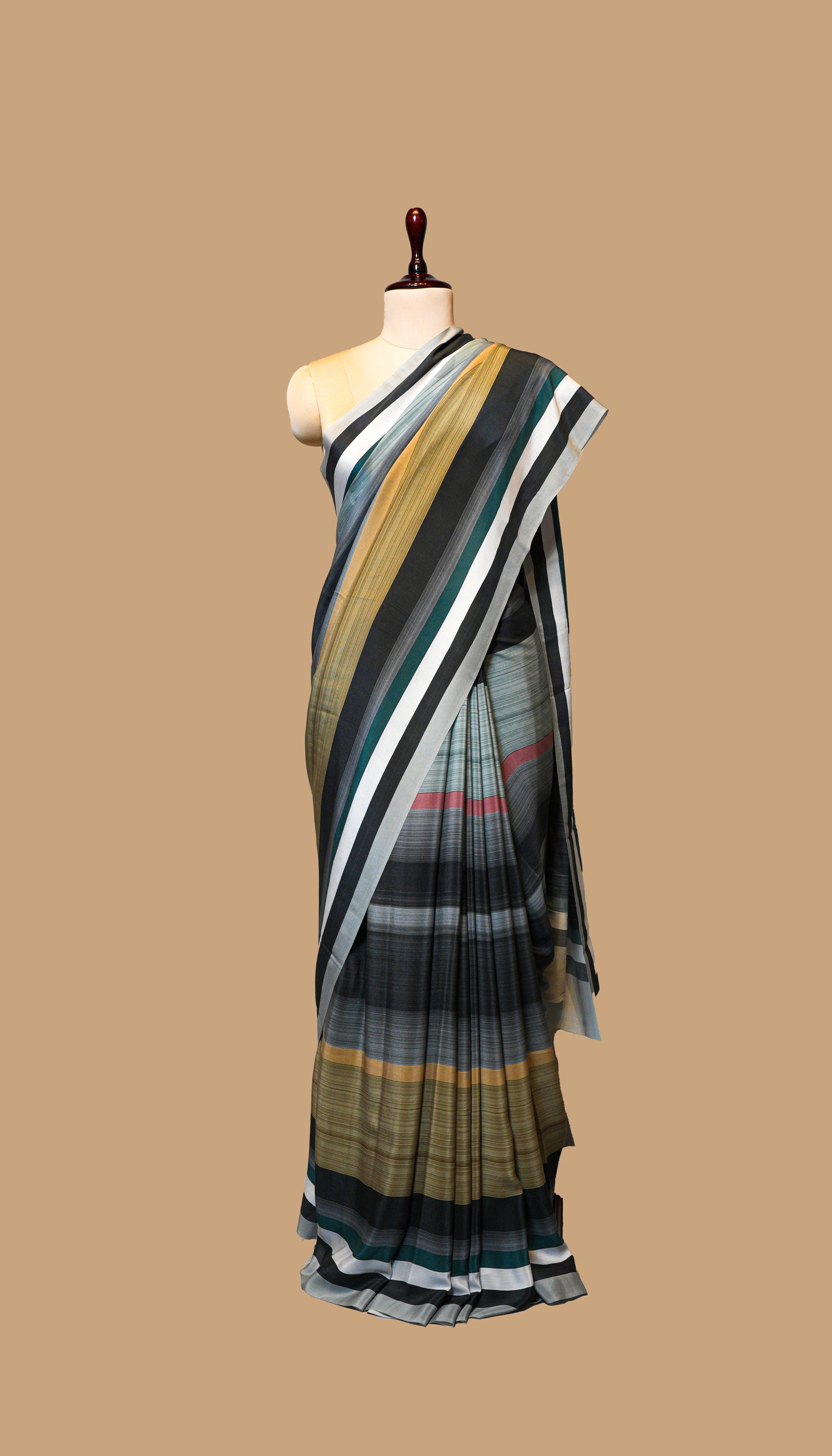 PRINTED CREPE SAREE