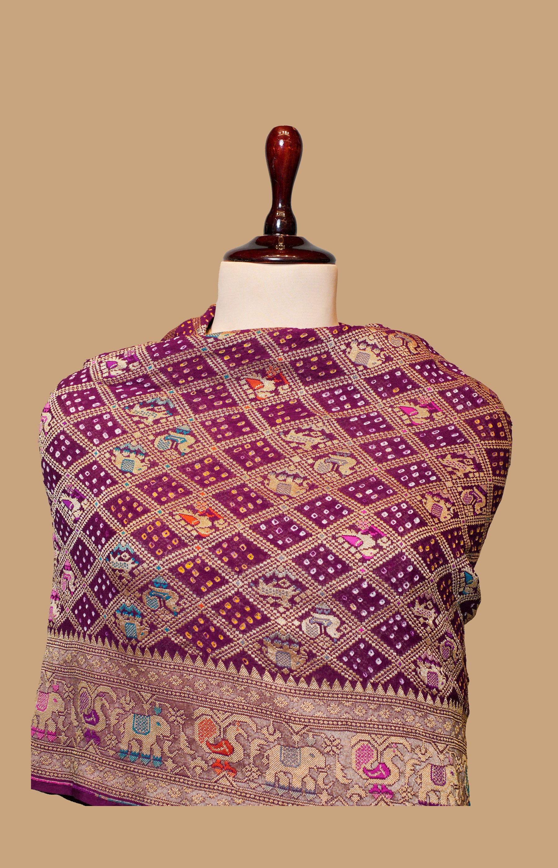 PURPLE GEORGETTE DUPATTA