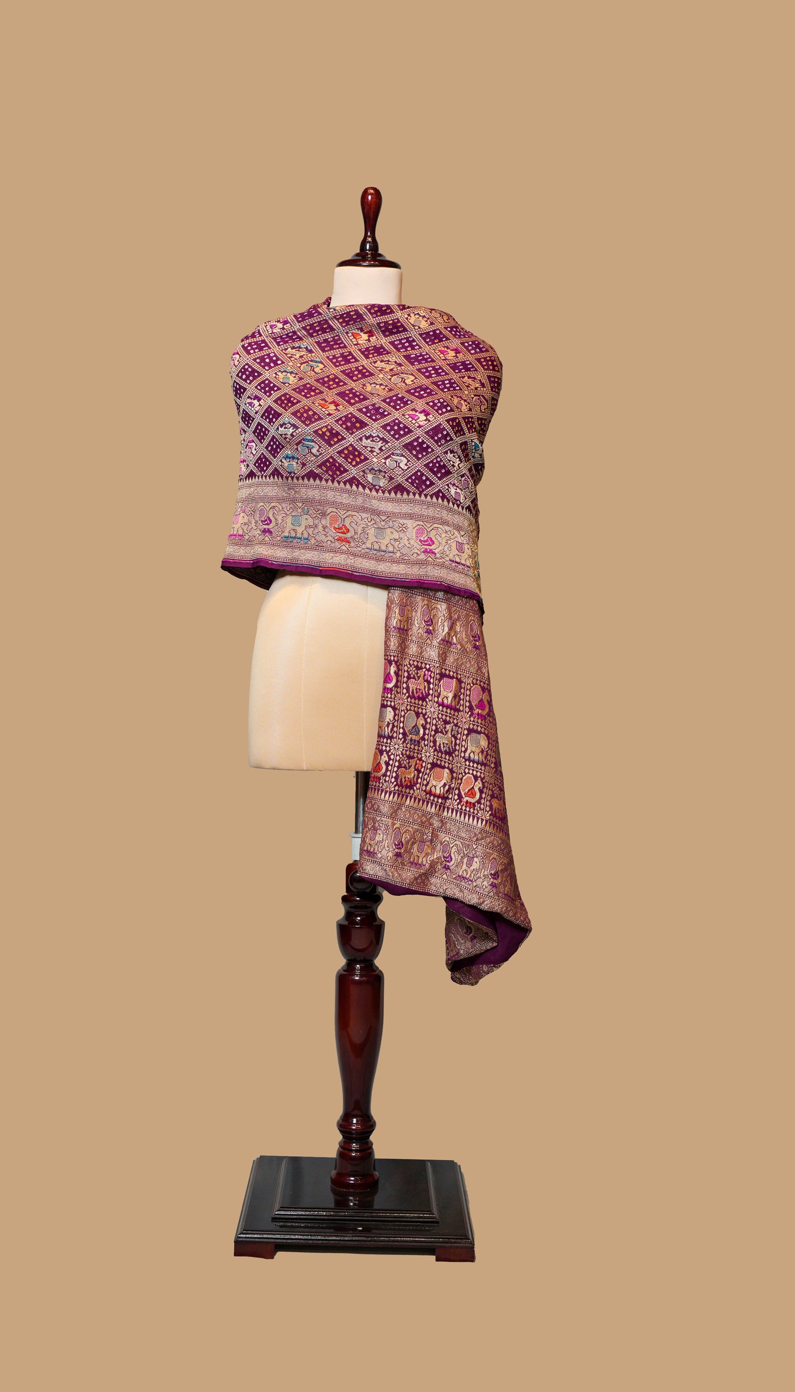 PURPLE GEORGETTE DUPATTA