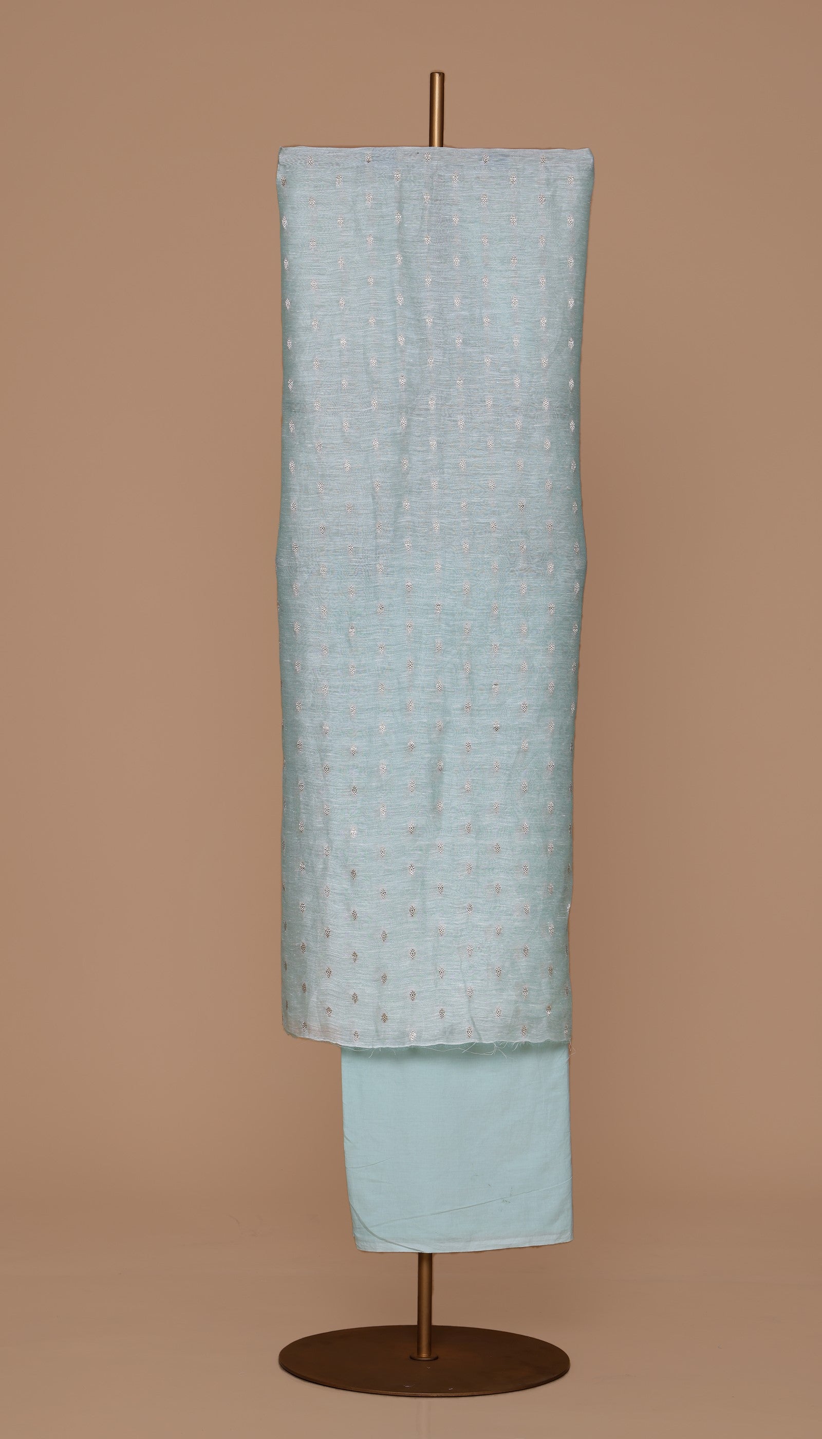 Pure Chanderi Aqua Suit Piece