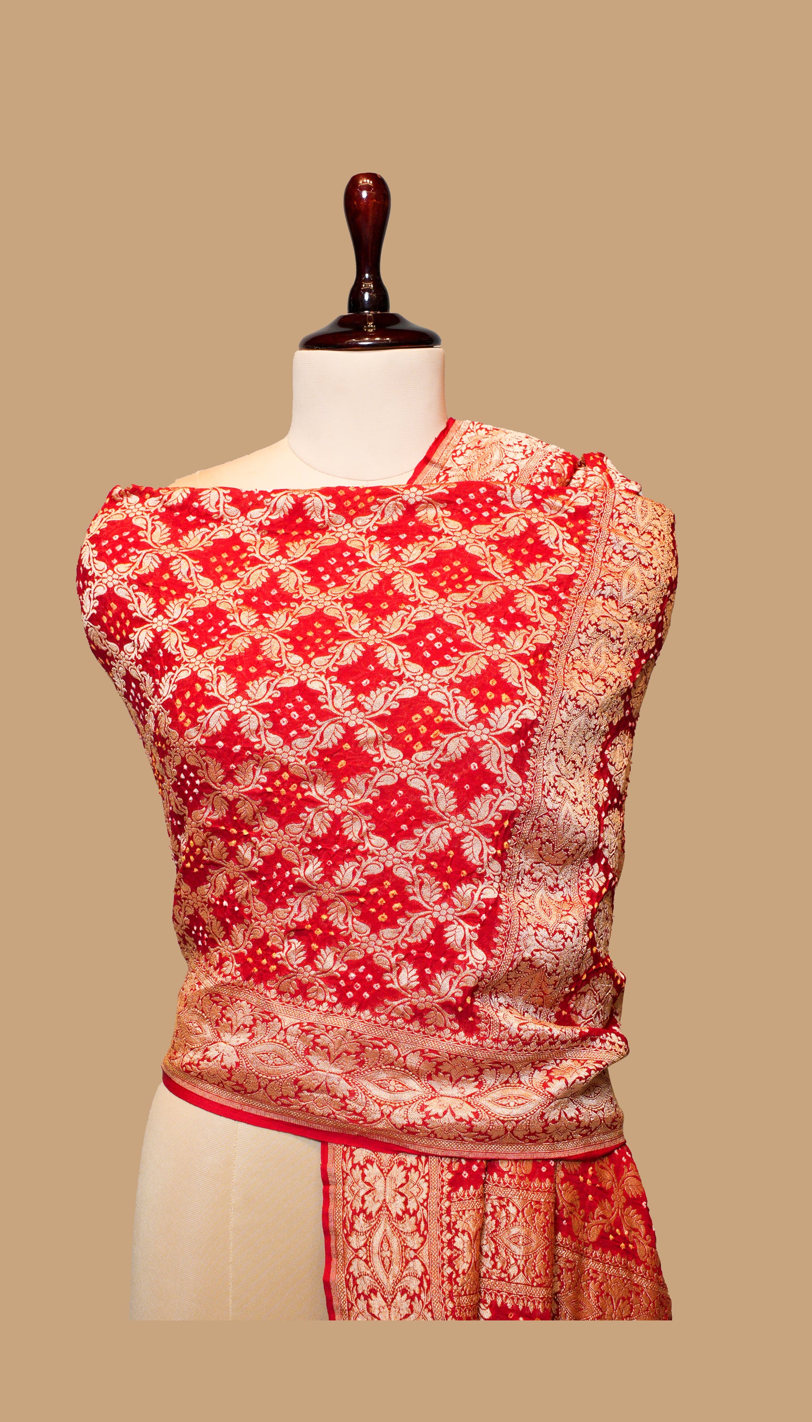 RED GEORGETTE DUPATTA