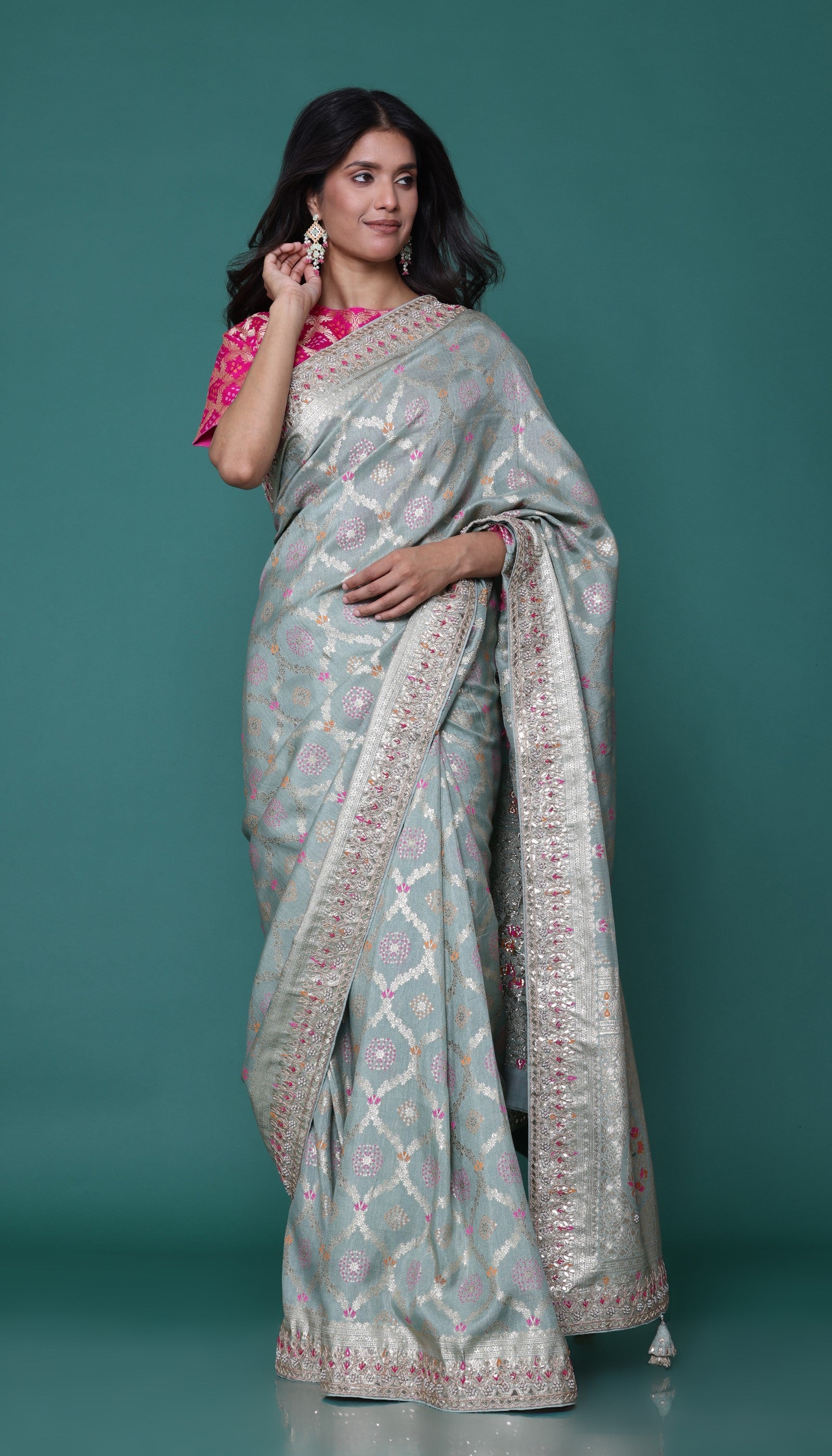 Sage Silk Saree