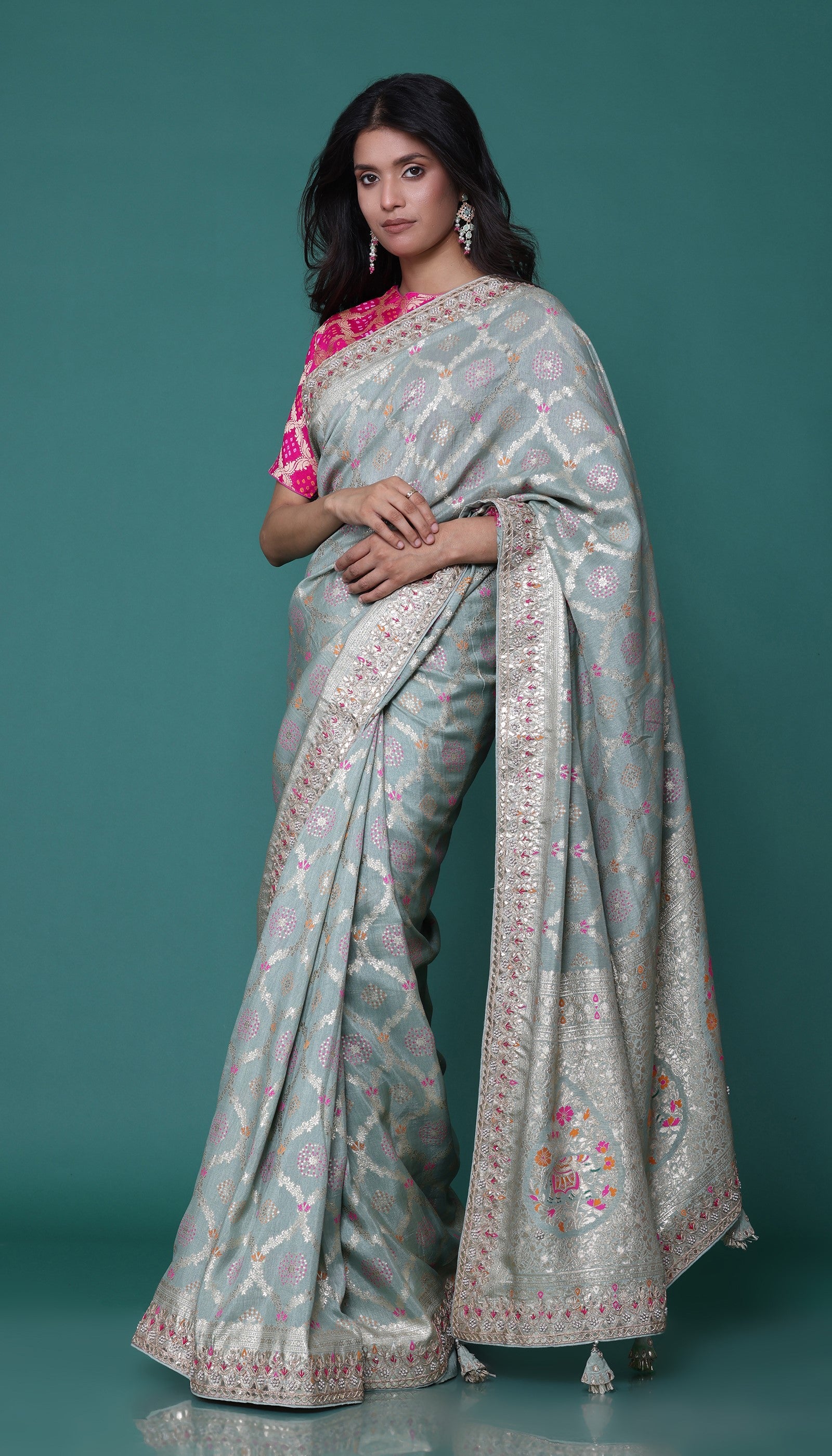 Sage Silk Saree