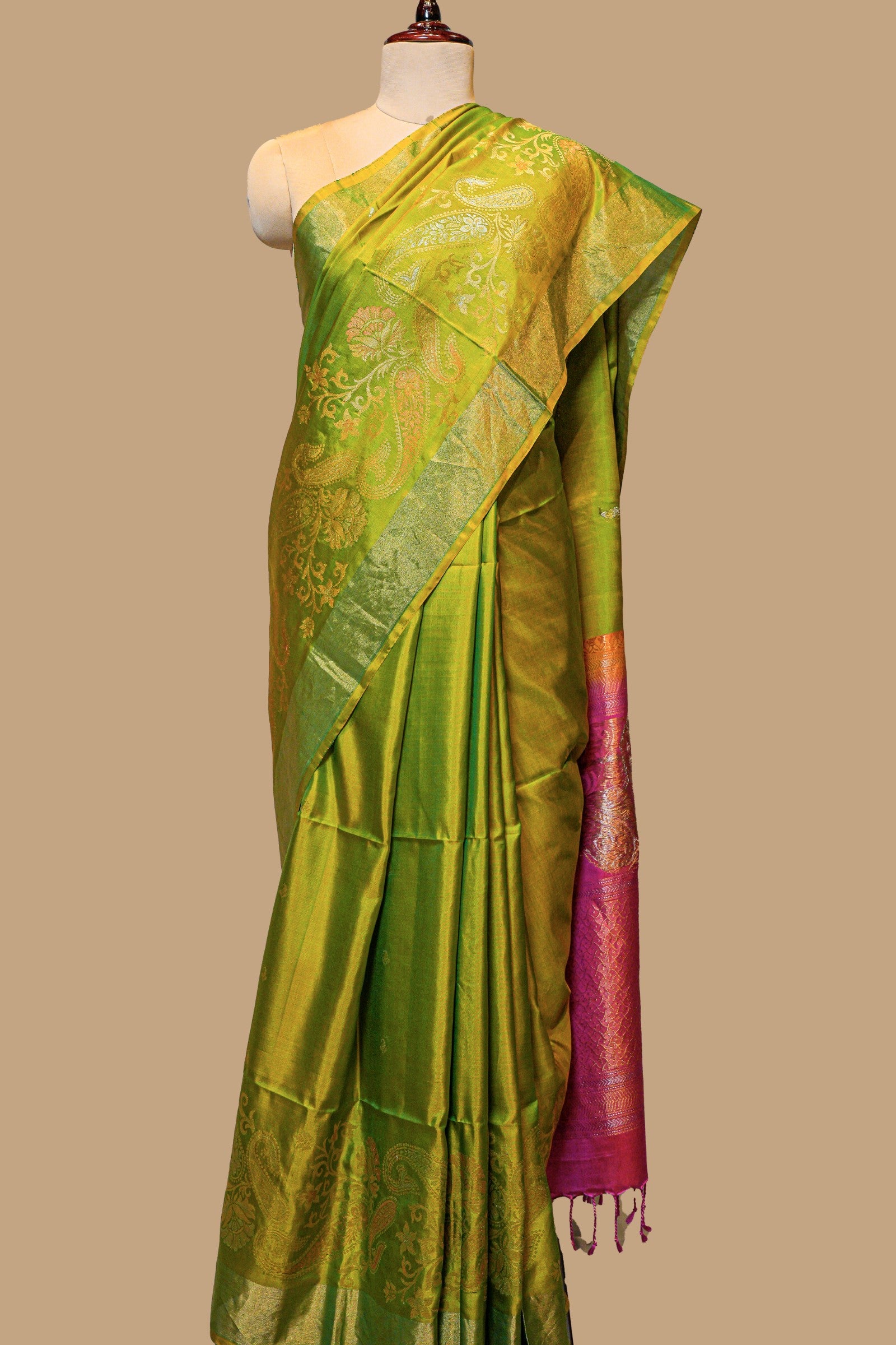 GREEN SILK SAREE